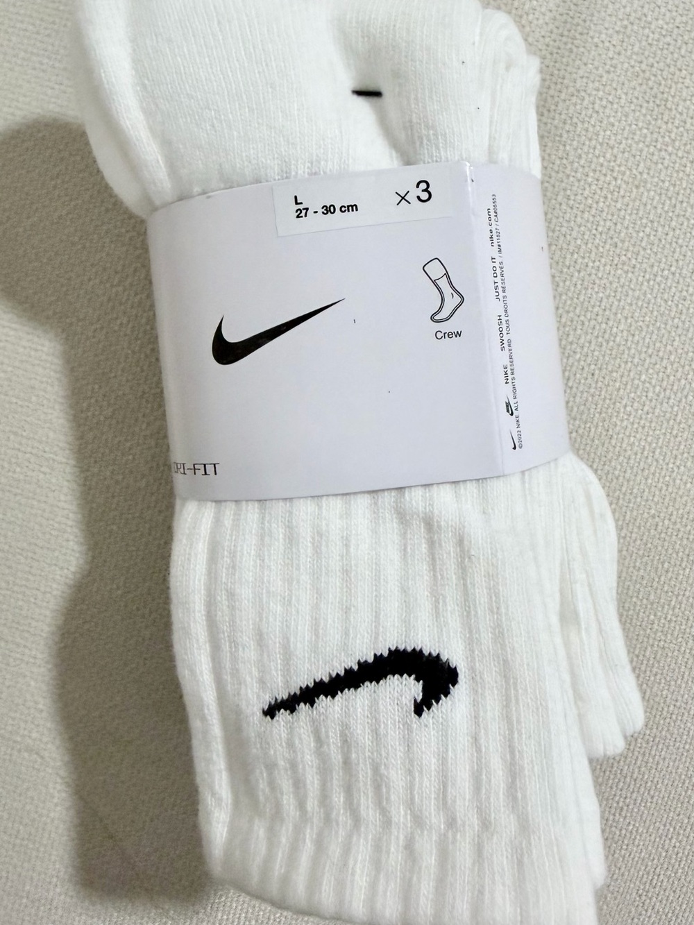 Nike White Socks - 3 Pack
